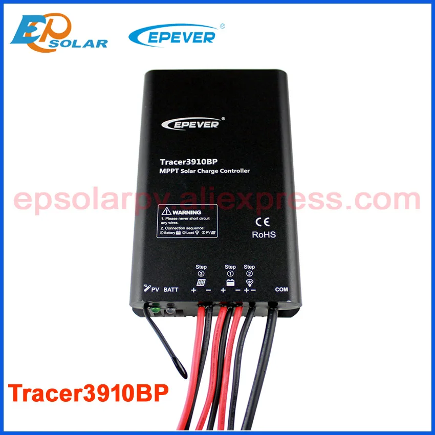 Epever 15A MPPT Solar Charge Controller 12V/24V Waterproof Regulator TracerBP Lithium Battery MPPT Controller 60V/100V PV Input