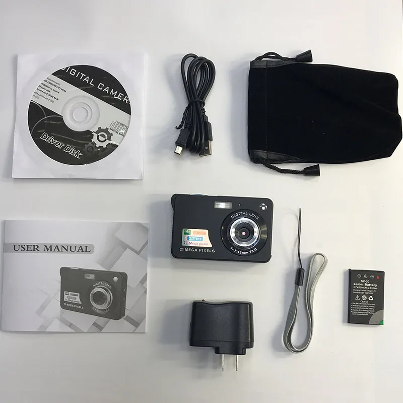 18 millionen Pixel Kamera Neutral OEM 2,7 zoll Ultra-dünne 21MP 2022 Neue High-Definition Digital Kamera Student digital Kamera