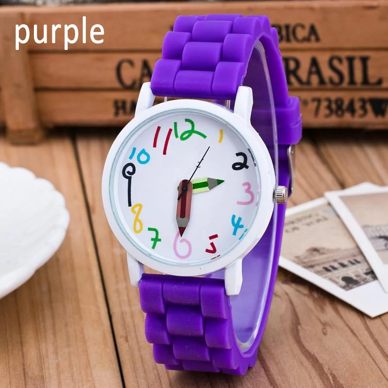 Feminino Branco Silicone Banda Quartzo Relógios de Pulso, Relógios Casuais, Número Grande, Moda Feminina, Dropshipping, 2022