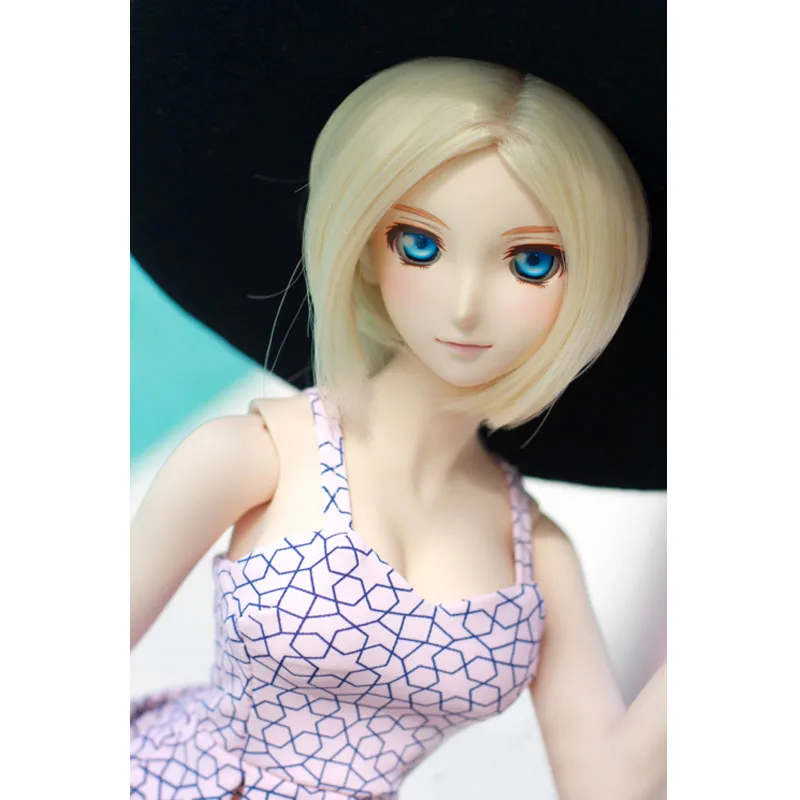 

[wamami] # Blond Medium Wig For 1/4 MSD 1/3 1/6 SD DZ AOD BJD Dollfie