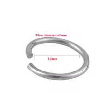 12/15/20/25/30/mm Edelstahl Stecker Split Ring Für Halskette Armband Schmuck DIY Machen Zubehör Jump Ring - AliExpress 