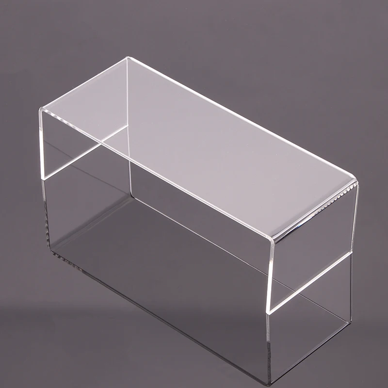 2Pcs Clear Acrylic U Stand For Display Showcase Shelf Figures Buffets Cupcakes and Jewelry Shoe Cosmetic