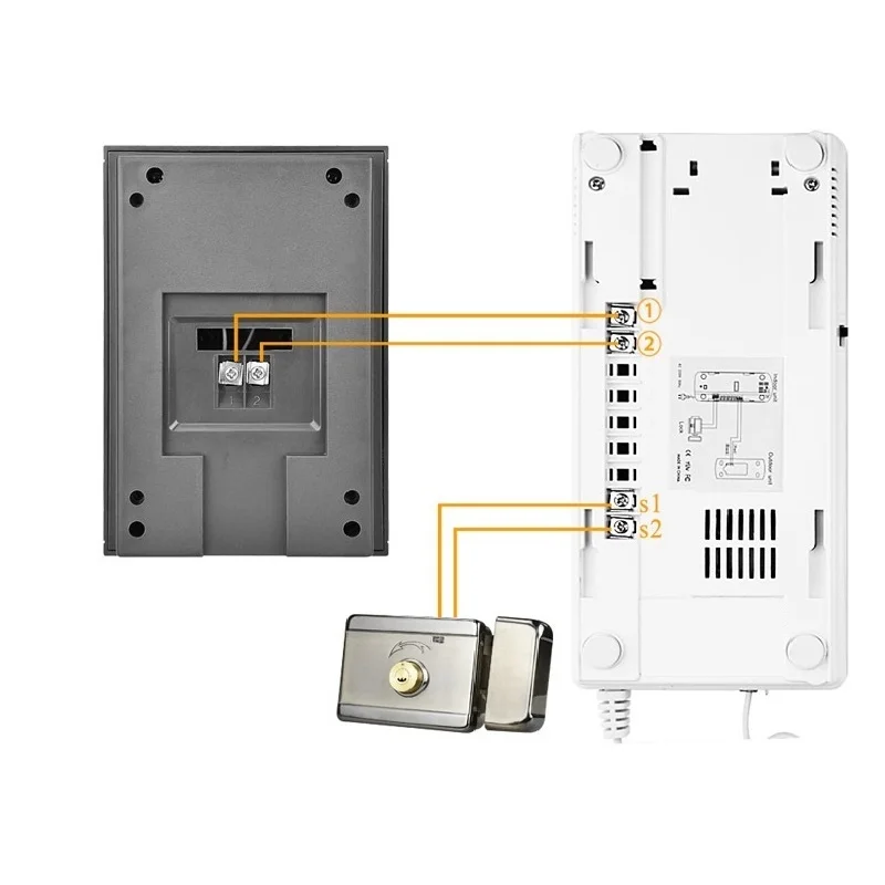 Imagem -05 - Apartamento Home Security Doorphone Áudio Campainha Fios Intercom Sistema Desbloquear Função Rl3206b