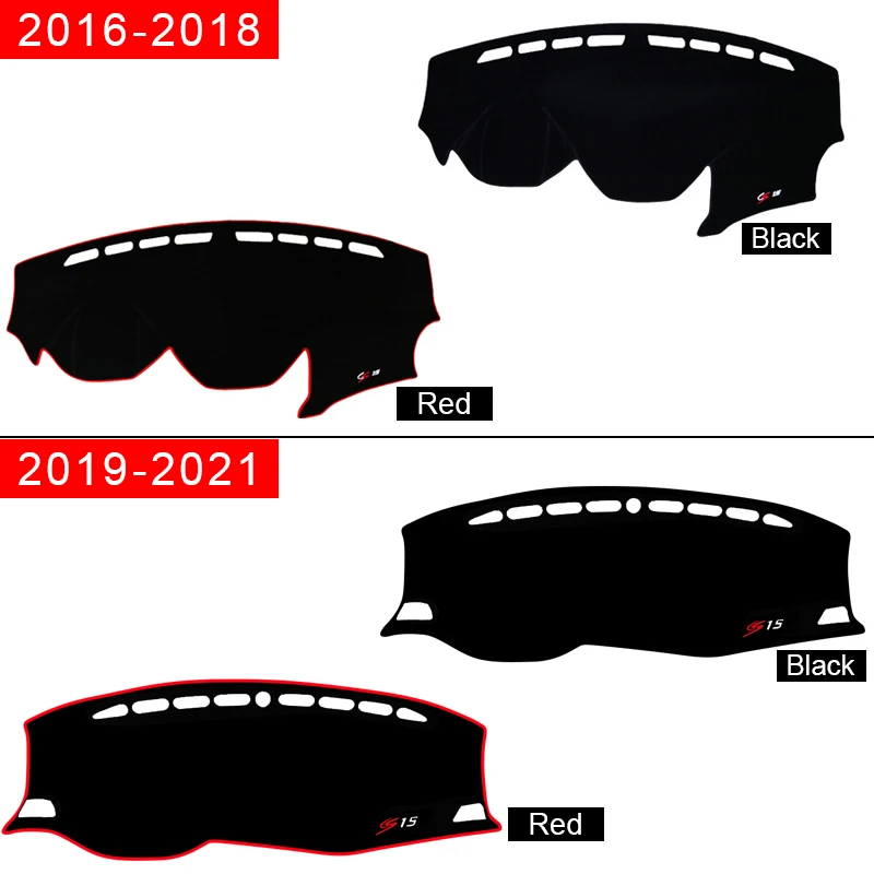 Cubierta protectora Anti-UV para salpicadero de coche, alfombrilla para tablero de coche, alfombra, parasol, accesorios para Changan CS15 2016-2019 2020 2021 2022 2023