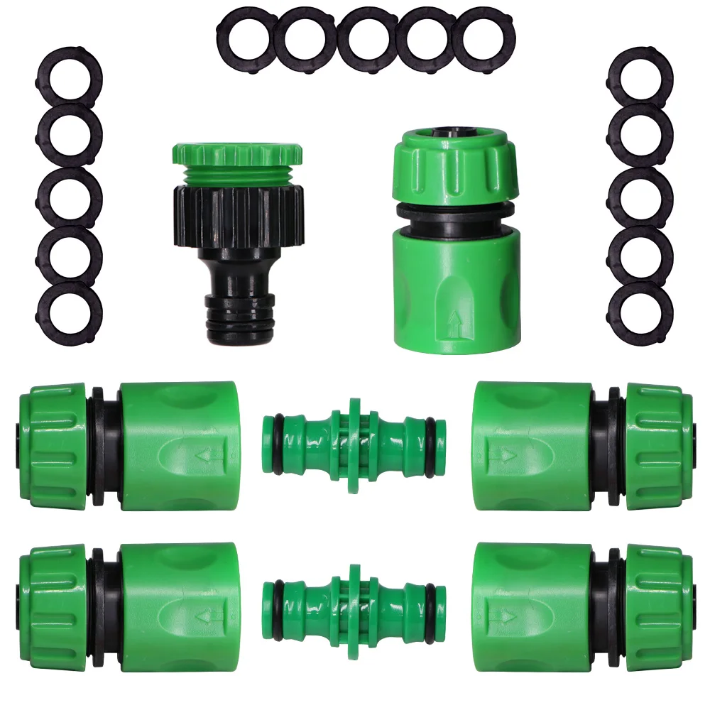 Garden Watering Hose Fitting ABS Quick Connector 1/2