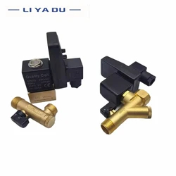 1/2 electronic drain valve Air compressor filter dry air storage tank drain cooler dry electromechanical magnetic valve 220v