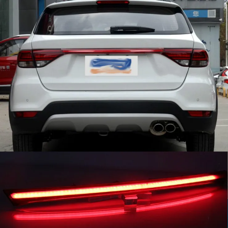 Led Rear Bumper Trunk Light For Kia Rio 4 X-line 2017 2018 2019 KX Cross Car Rear Fog Lamp Brake Dynamic Turn Signal Reflector