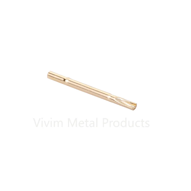 20/100PCS R75-2S Test Pin P75-B1 Receptacle Brass Tube Needle Sleeve Seat Solder Connect Probe Sleeve 17.5mm Outer Dia 1.32mm - Image 5