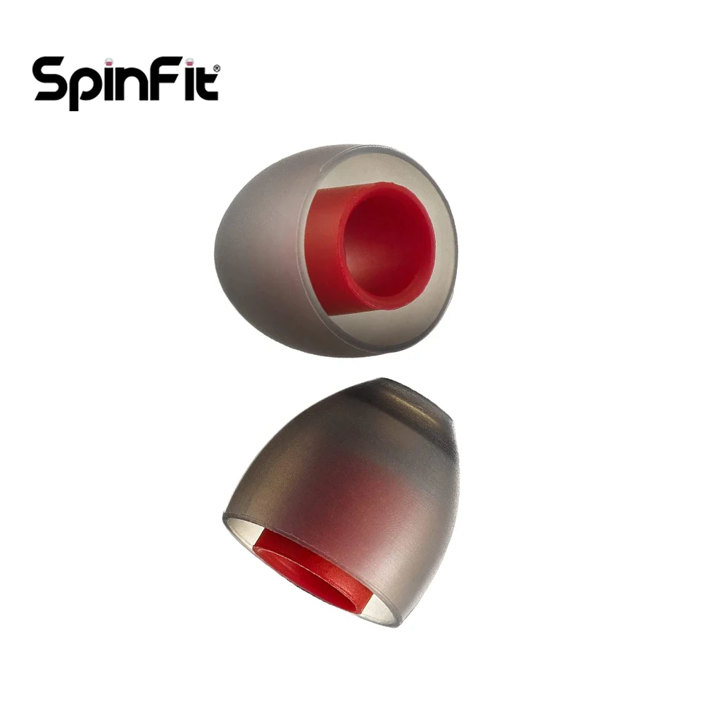 SpinFit CP155 Patented Silicone Ear Tips for Replacement 5.5mm for Earphone Nozzle Diameter from 6-7mm