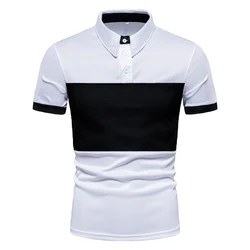 New summer short-sleeved polo shirt Men's casual short-sleeved polo shirt