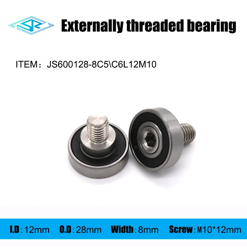 The manufacturer shall provide external thread bearing JS600128-8C5L12M10 screw pulley and external thread guide pulley