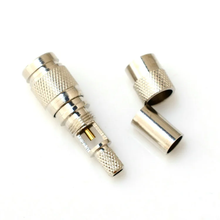 Conector Coaxial CC4 CC3 J, Conector de comunicación, 2M, enchufe de cobre, CC4-JC-2-2, 10 Uds.