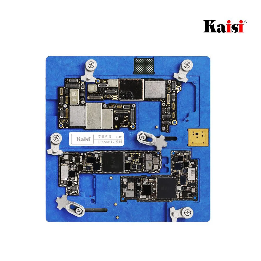 

KAISI K-12 Motherboard Repair Positioning Fixture For 12 12Pro 12 Pro Max 12 Mini Logic Board IC Chip BGA Remove Glue Fixture