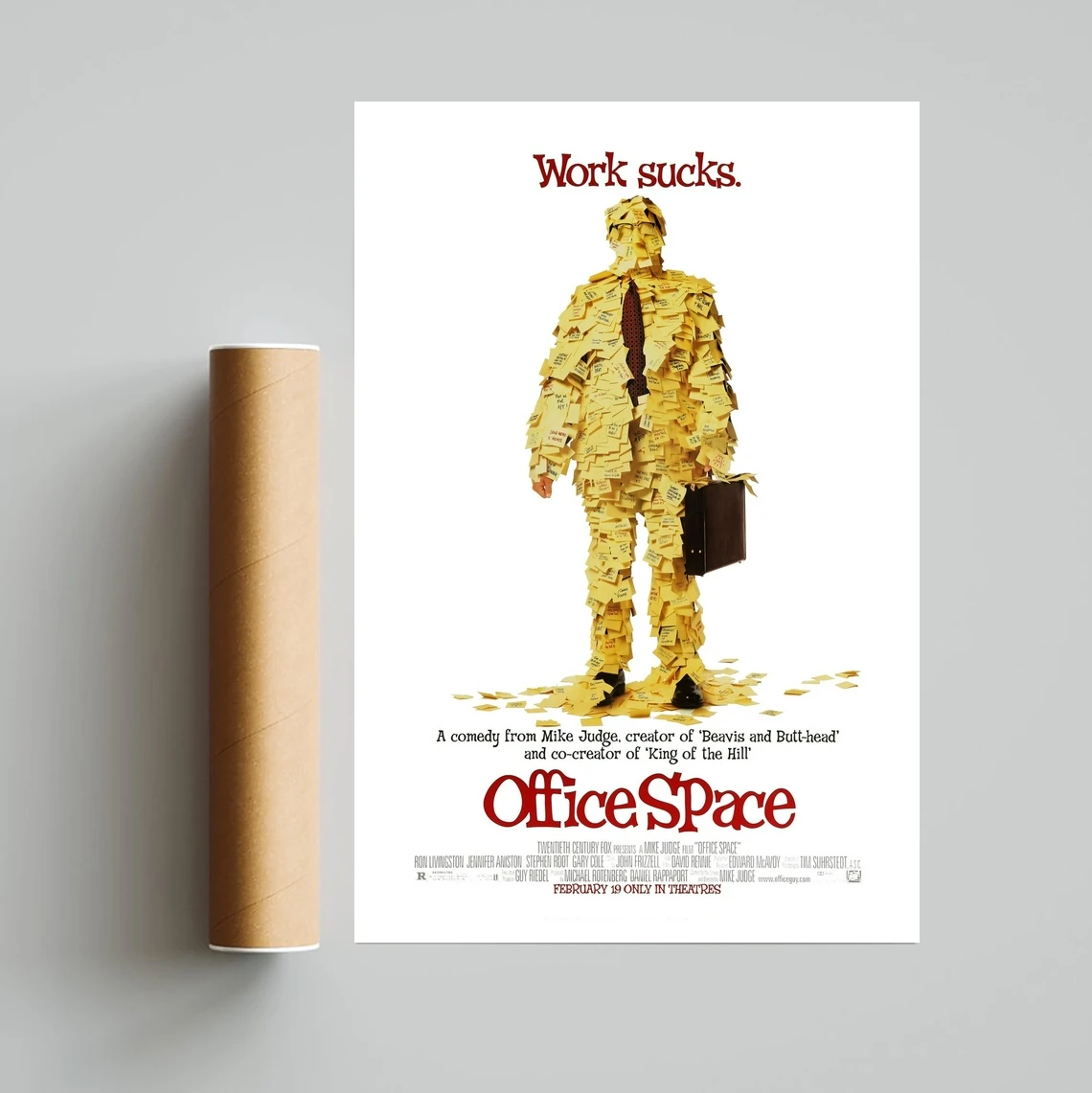 Office Space Classic Movie Poster Canvas Art Print Home Decoration Wall Painting ( No Frame )