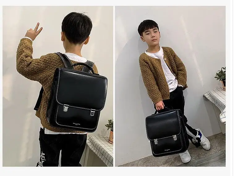 Children PU Japan school Bag students backpack bag for girls Japan School Backpack for boys kids Orthopedic backpack book bags