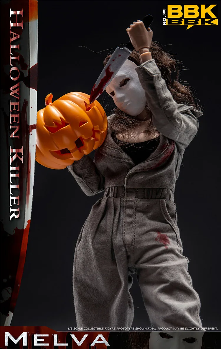 BBK BBK008 1/6 Women Soldier Halloween Late Night Killer Melva Full Set 12