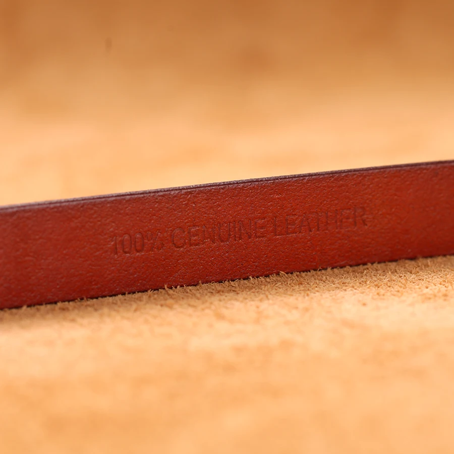 Cinturón de cuero genuino para mujer, Correa informal con hebilla dorada, ajustable, marca de diseñador de alta calidad, nuevo