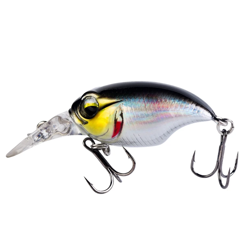 BassLegend Fishing Floating Mini Crankbait Griffon Bait Bass Pike Trout Lure 38mm 5.7g Depth 1.2m Rattle