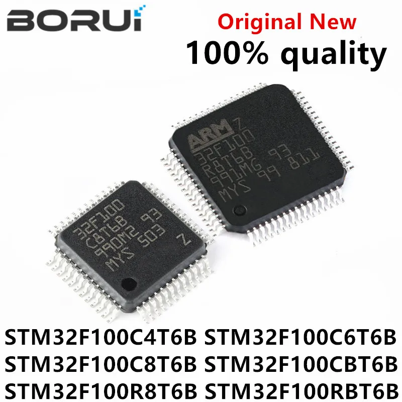 (10piece)100% STM32F100C4T6B STM32F100C6T6B STM32F100C8T6B STM32F100CBT6B STM32F100R8T6B STM32F100RBT6B LQFP Chipset IC