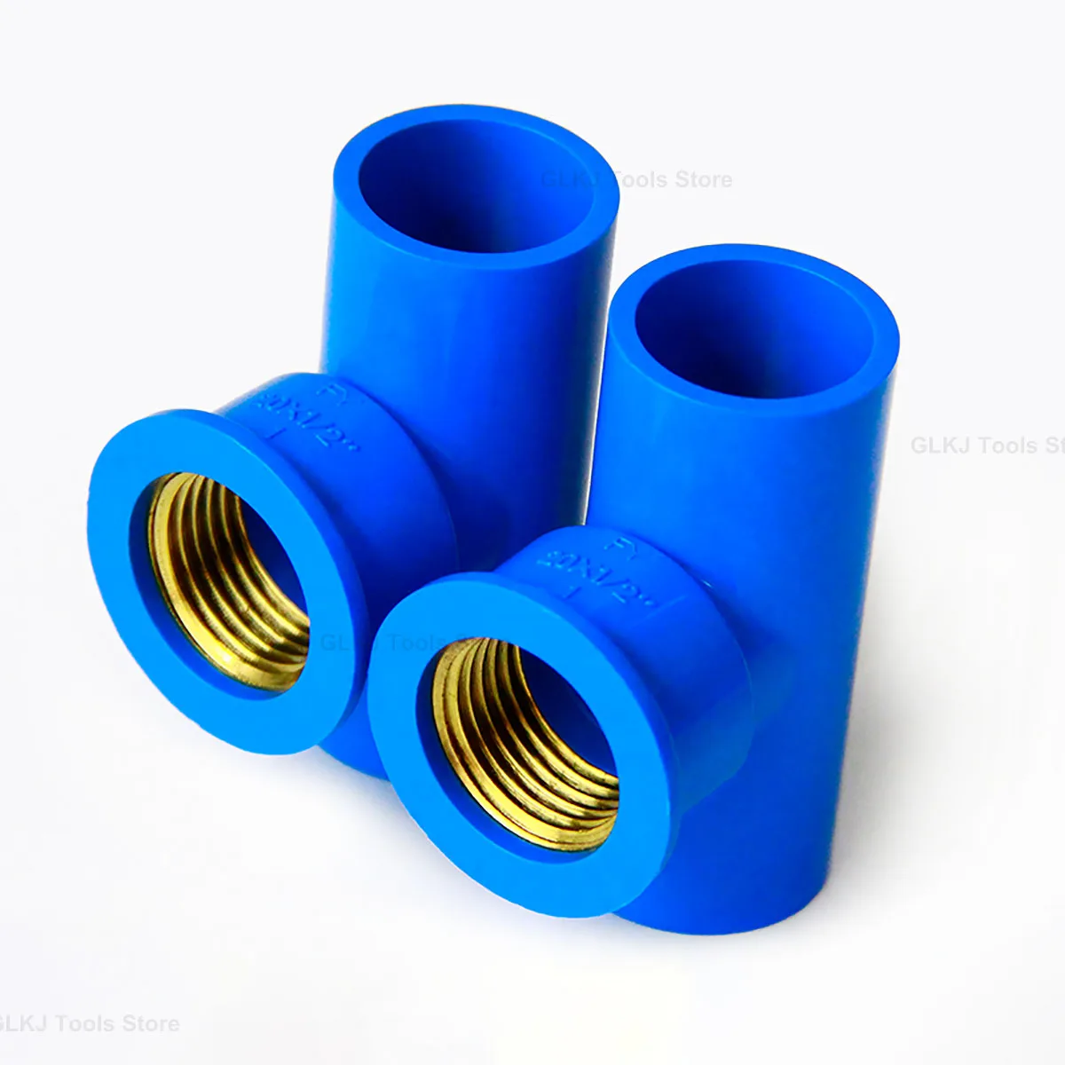 1/2 "3/4" 1 "filetto femmina in ottone a 20 25 32mm connettore a 3 vie in PVC connettore per irrigazione da giardino adattatore per tubo per acquario