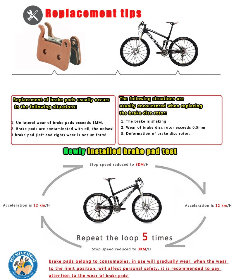 Sintered Bicycle Disc Brake Pads BIKE For SHIMANO SRAM AVID ZOOM FORMULA XTR Hayes MAGURA MT5 LEVEL DELT