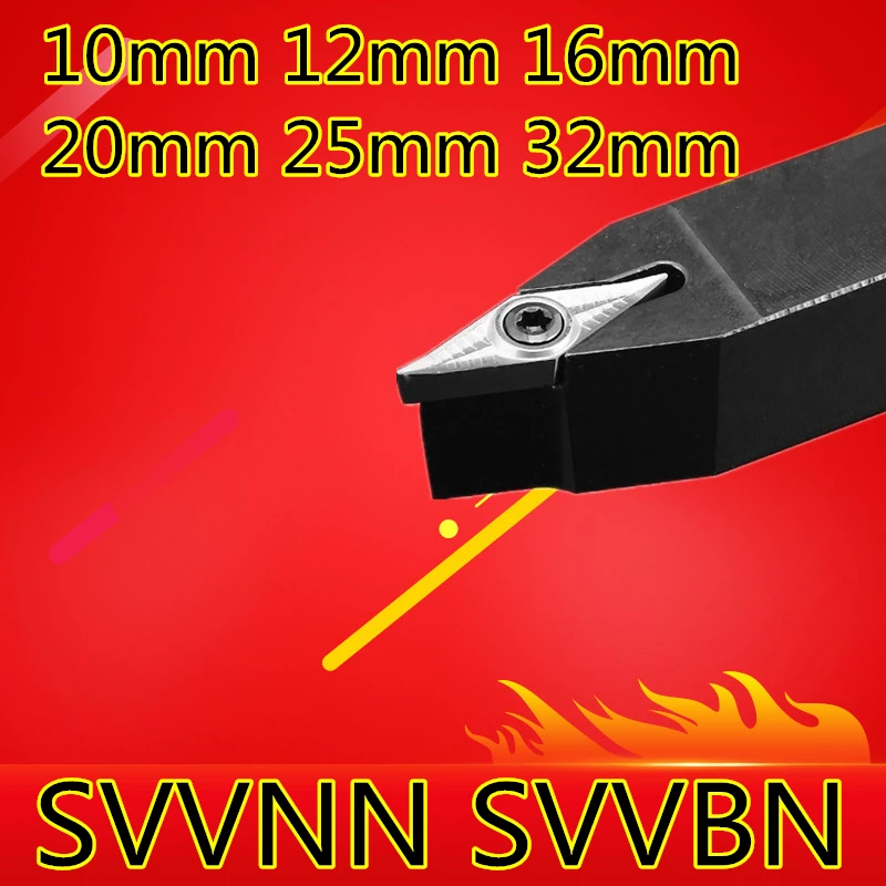 1PCS SVVBN SVVCN 1010H11 1212H11 1616H11 1616H16 2020K11 2020K16 2525M11 2525M16 3232P16 SVVCN2020K16 CNC External Turning tools