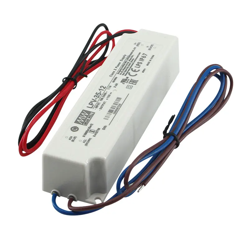 MEAN WELL LPV-60-12 5V 12V 15V 24V 36V 48V Meanwell 20W 35W 60W 100W 150W Single Output LED Driver Switching Power Supply