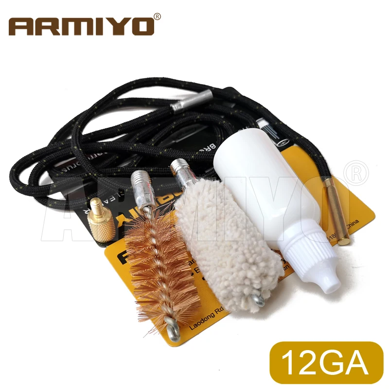 

Armiyo 5 шт./компл. 12GA 12 калибра 18,5 мм отверстие бронзовая Щетка и ватные палочки и переходник от 8-32 до 5/16-26T и Набор для очистки бутылок 20 мл