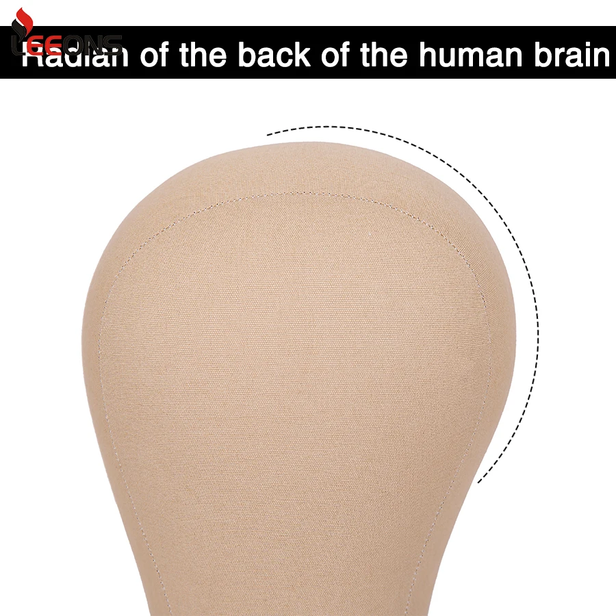 Wig Head Wig Stand Training Mannequin Head Canvas Block Head Display Styling Mannequin Manikin Head Wig Stand Free Needle Holder