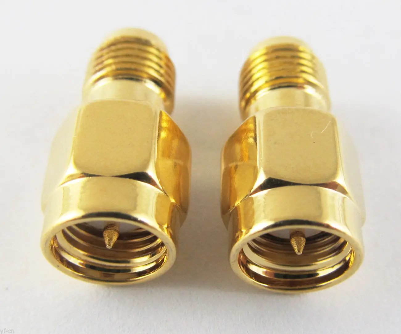 1pc SMA Male to SMA Female Straight RF Coaxial Adapter Connector Gold Plated