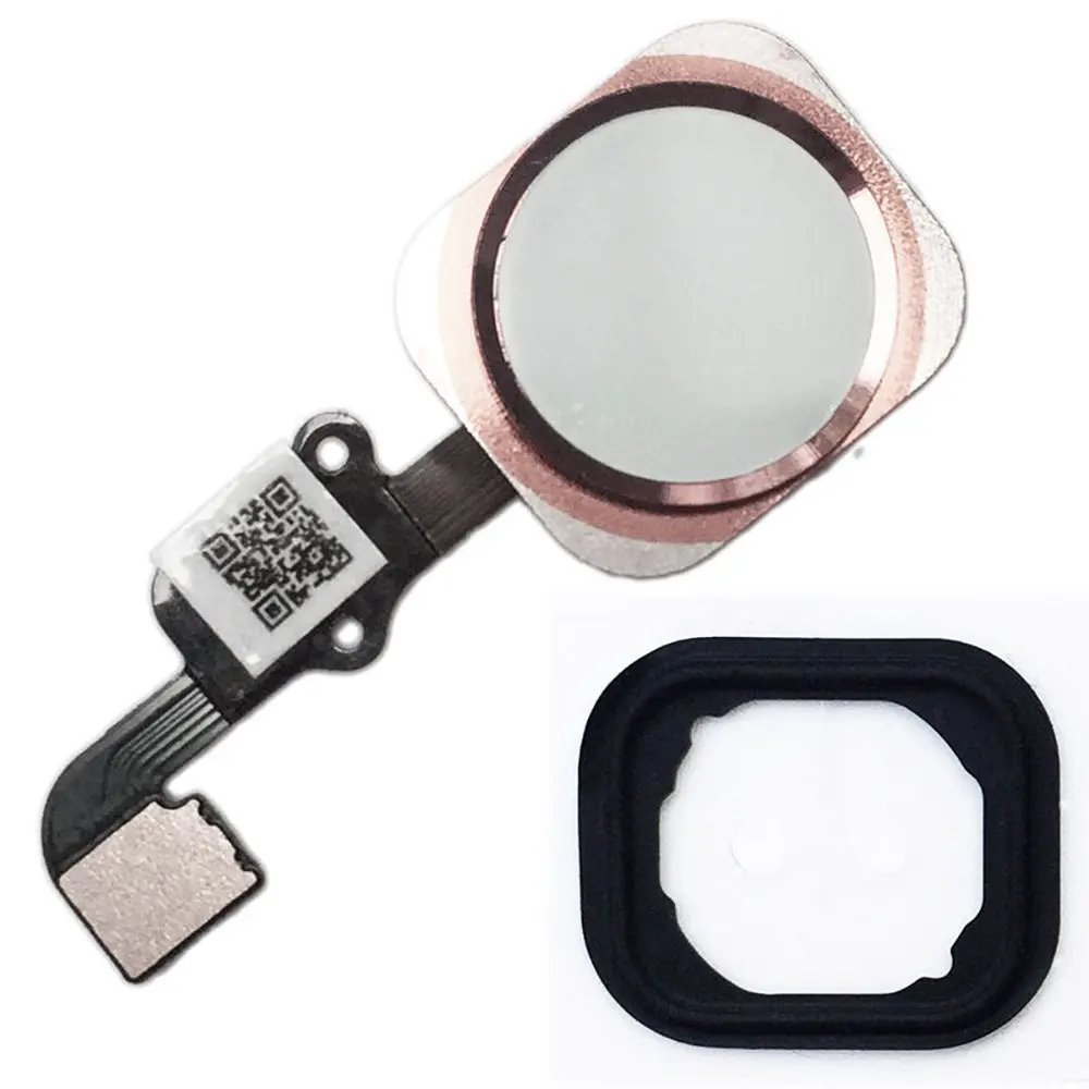 For iPhone 5s / SE 6 6 Plus 6s 6s Plus Home Button Homebutton key with Rubber Ring Flex Cable