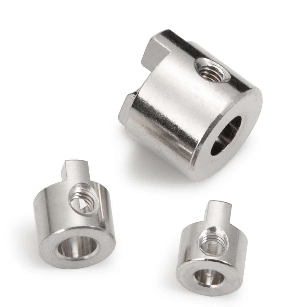 AXSPEED 10 Stuks 3/4/5mm Rvs Drive Hond As Kruk Connector Peddel Vork voor RC Elektrische Boot Model Accessoires