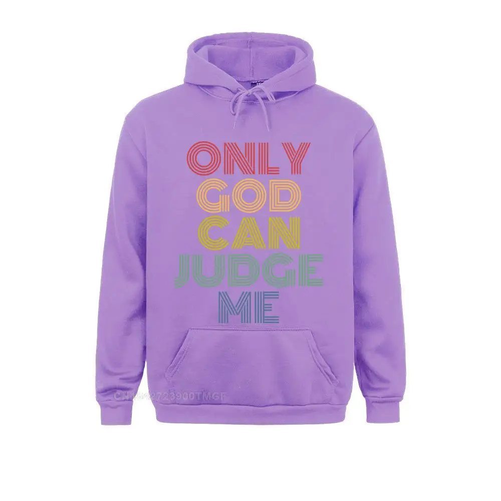 Casual Only God Can Judge Me Christian Gift Pullover Hoodie Men's Sweatshirts Newest Summer Long Sleeve Hoodies Hoods