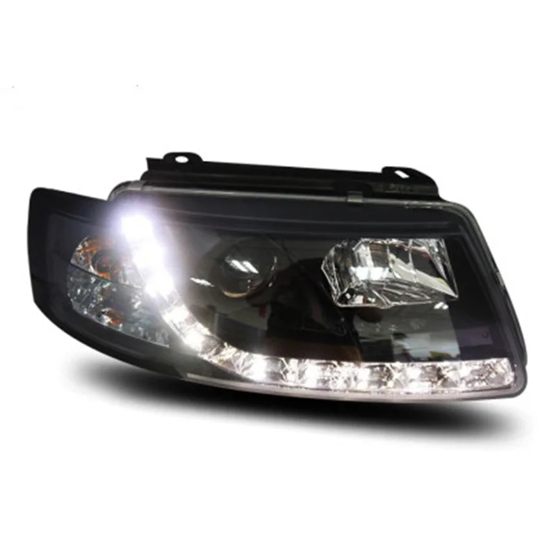 Osmrk HID LED headlight assembly angel eye daytime running light with turn signal for Volkswagen passat b5