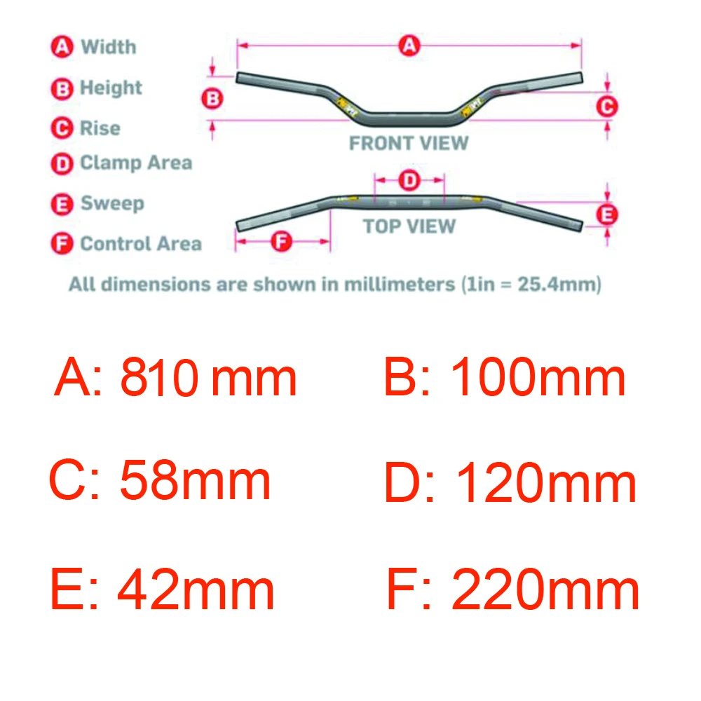 Handlebar PRO Taper Pack Fat Bar 1-1/8\