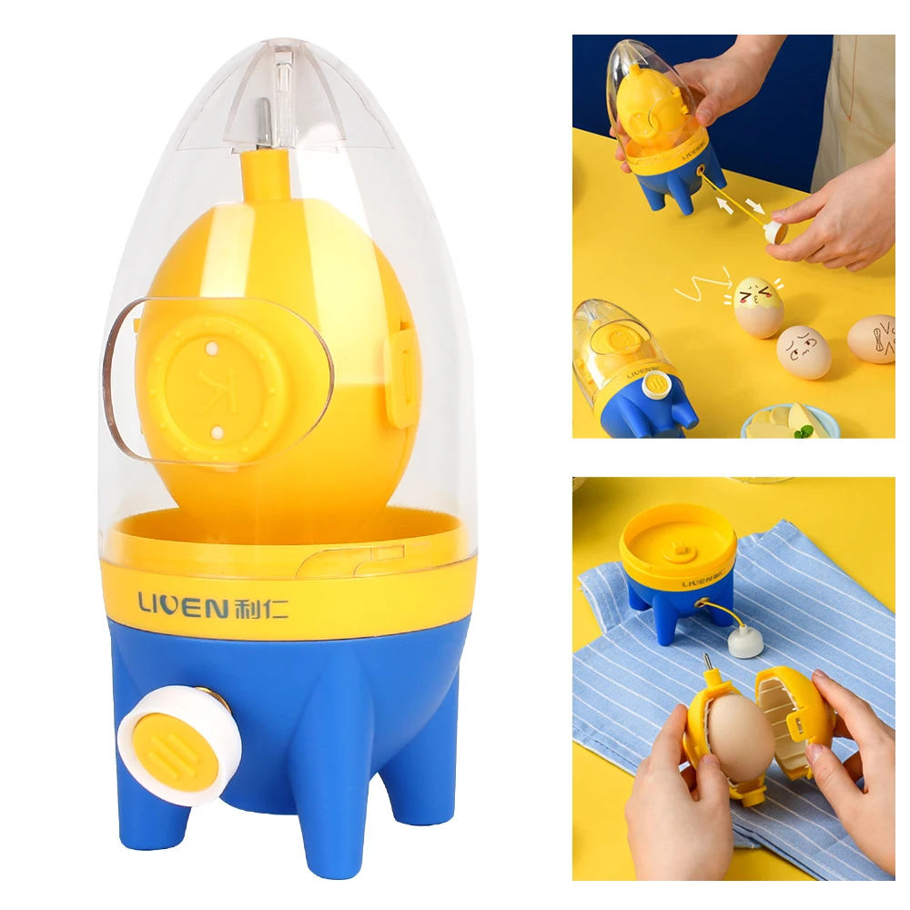 

Egg Cooker Tool White Yolk Mixer Convenient Without Breaking Eggs Kitchen Tool Manual Golden Egg Puller Scrambler