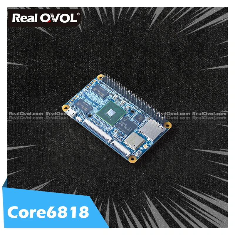 

RealQvol Friendlyelec Core6818 1GB RAM 8GB eMMC Industrial Applications Gigabit Development Board Bluetooth Android S5P6818