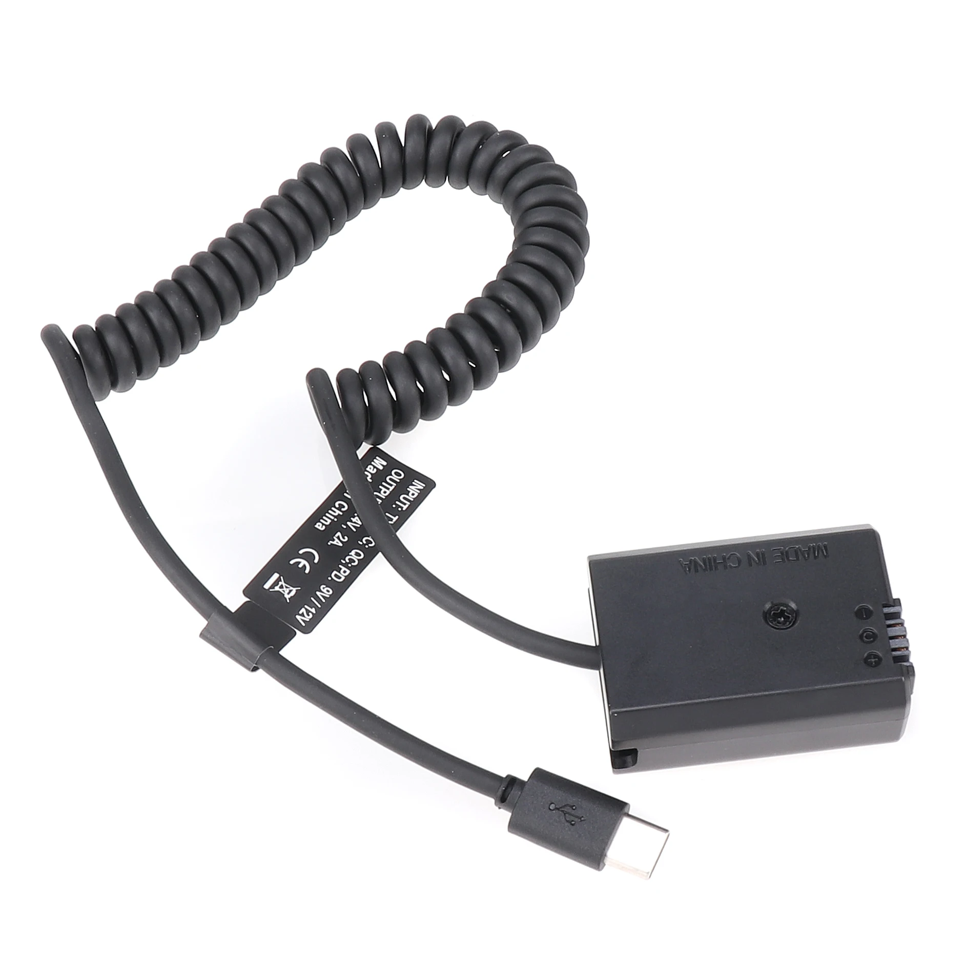 FOTGA NP-FW50 Decoded Dummy Battery Power Adapter +Type C Cable for Sony ZV-E10 A7 A7R A7S A7M A7II A7S2 A7M2 A7R2 A6500 A6400