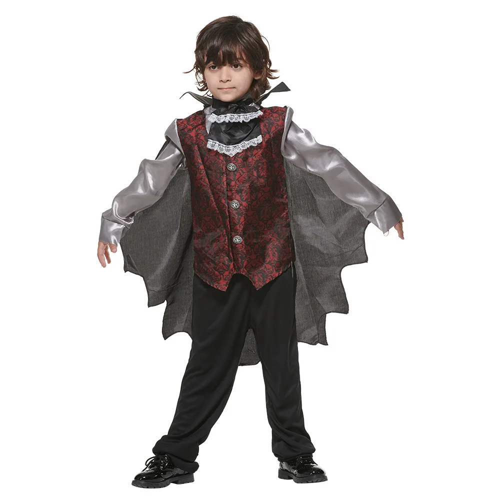 

Halloween Stage Performance Game Kindergarten Children Dress Up Children Gentleman Vampire Costume Party Role-playing Suit