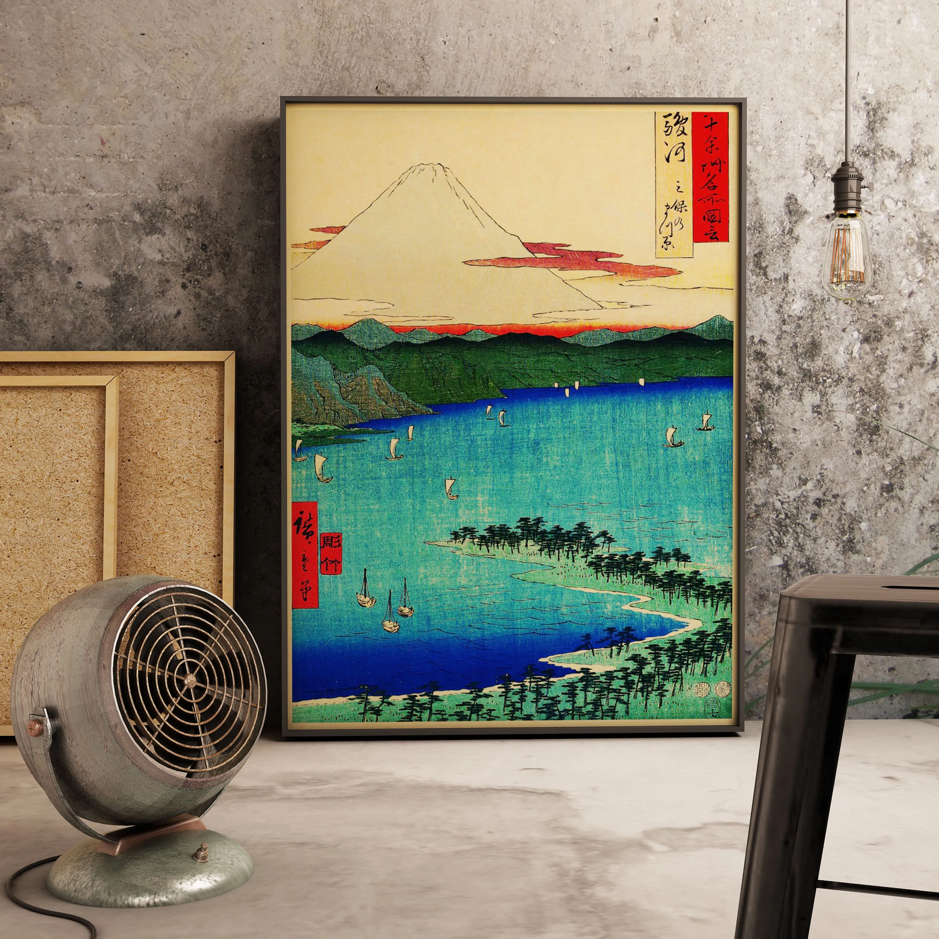 Retro Japanese Landscape Series Home Decor Bar cafe living room Wall Decor Art Decor Quality Canvas Painting poster - Image 4