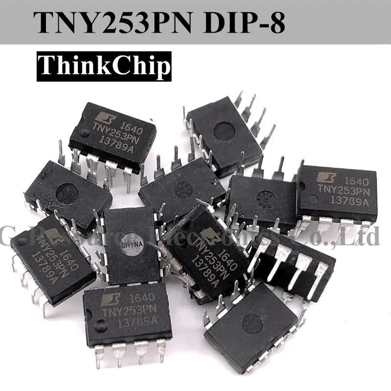 (10 pcs) TNY253 Series TNY253GN SOP-8 / TNY253PN DIP-8 Energy Efficient Low Power Off-line Switchers