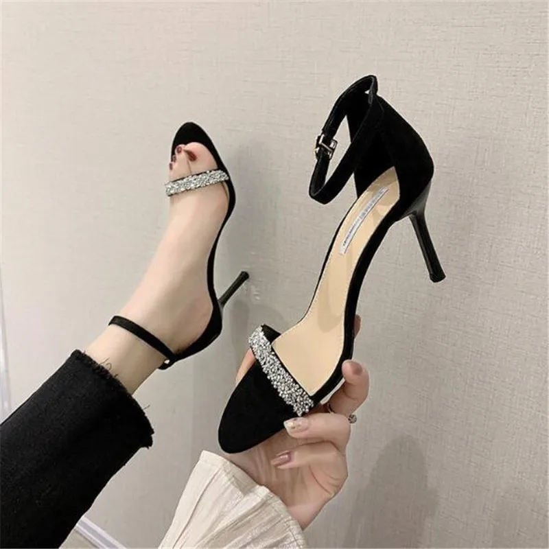 

2024 New Sexy Open Toe High Heel Sandals Women Pumps Stiletto Heels Fish Mouth Shoes Woman Party Sandals Summer Ladies Sandals