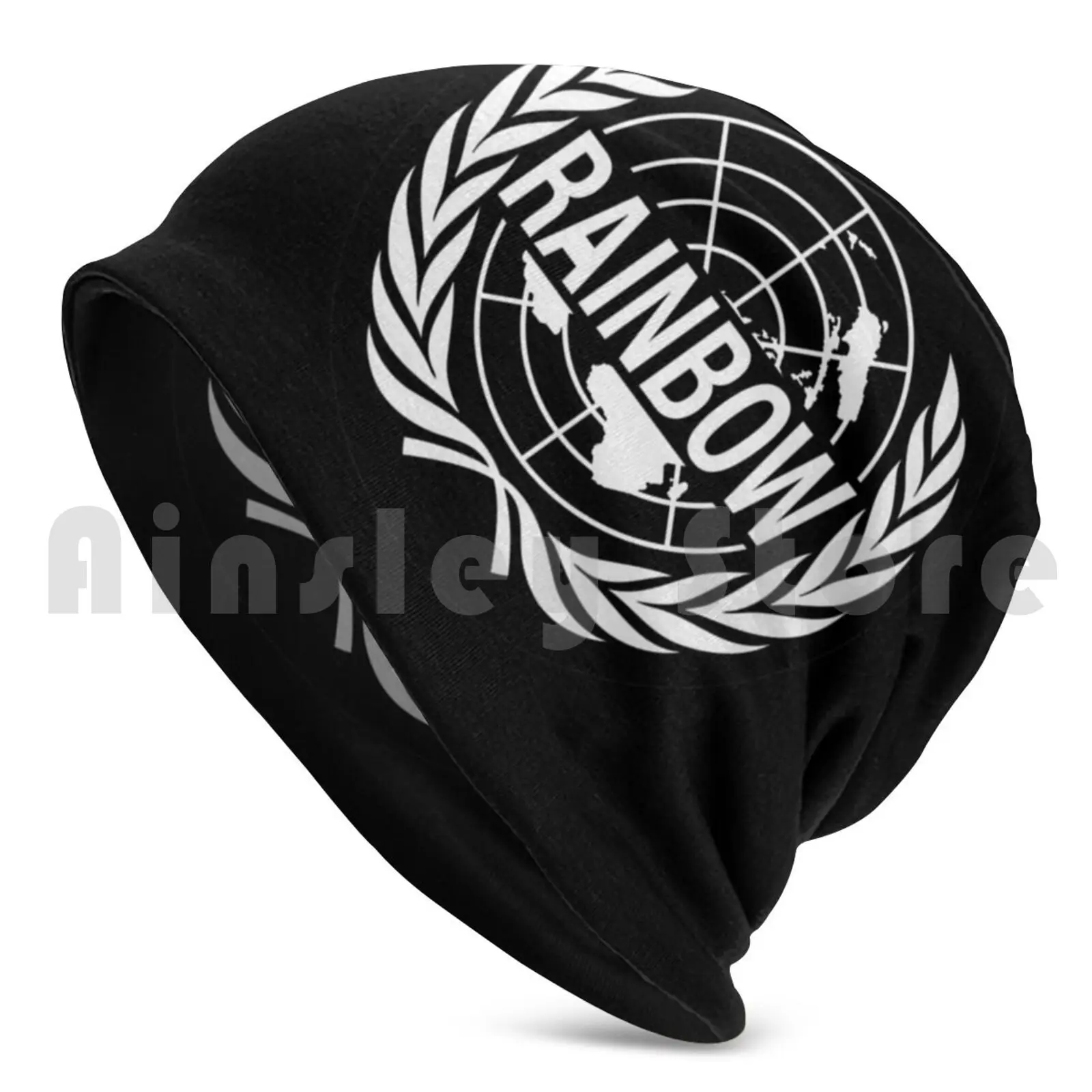 Rainbow Patch Beanies Knit Hat Hip Hop Rainbow Six Video Game Special Forces Military Counter Terrorism