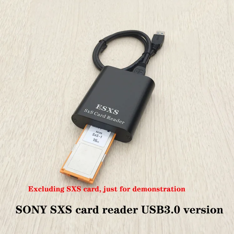 NEW For ESXS SBAC-US30 SxS Card Reader USB 3.0 Version Metal Case High-Speed Reading Drive-Free