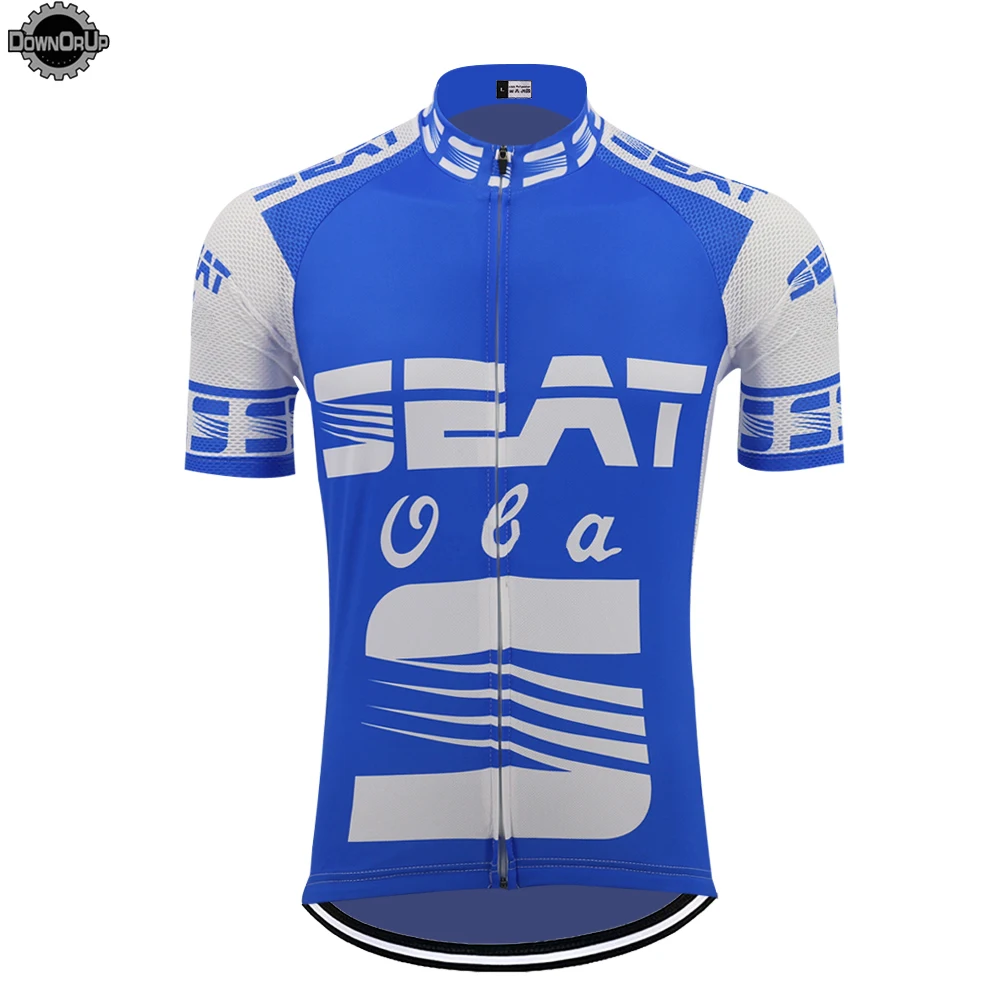 Cycling jersey Blue Short Sleeve Cycling Clothing Triathlon Bike Jersey Bicycle Clothes Mtb