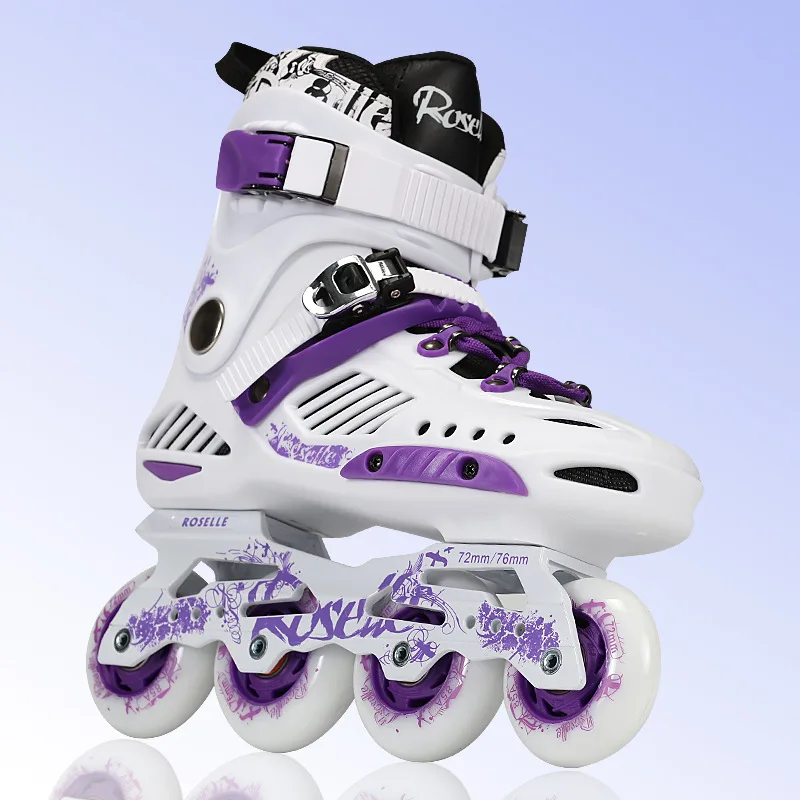 

Adult Roller Skating Shoes Inline Skates Sliding Free Skate Patins Professional Slalom Size 36-44 Women Men Roller Skates