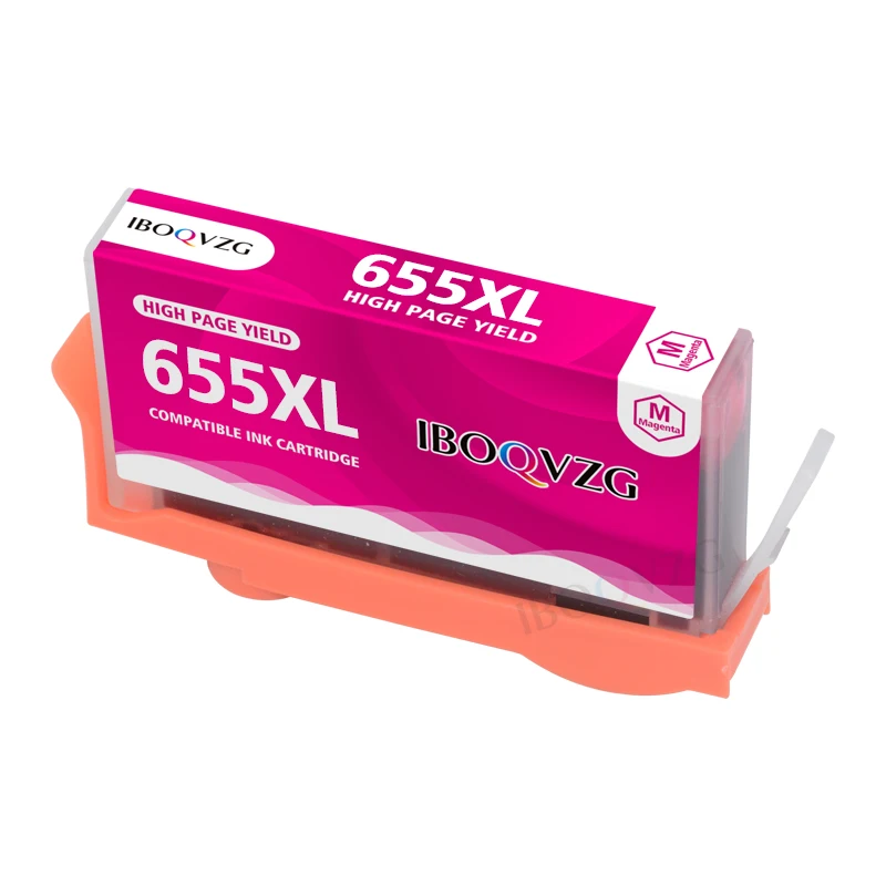 IBOQVZG-cartuchos de tinta 655 para impresora, recambio de tinta Compatible con HP 655 XL, 655XL, HP Deskjet 3525, 5525, 4615, 4625, 4525, 6520, 6525, 6625