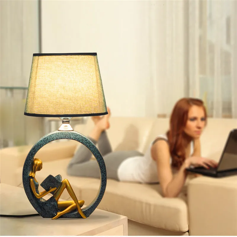 

Elegant LED Table Lamp Modern Standing Desk Light Bedroom Study Living Room Bedside Lamp Fixtures Luminaire Nordic Home Decor