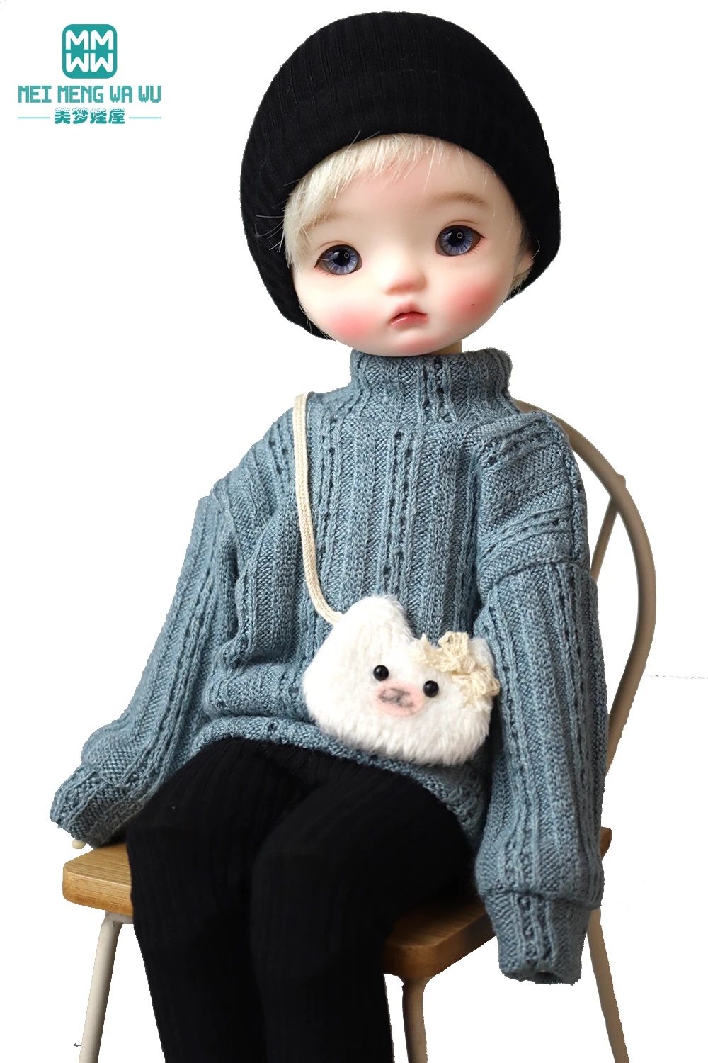 Fits 30cm 1/6 BJD Clothes YOSD MYOU Toys Spherical Joint Doll Fashion Sweaters, Leggings, Caps