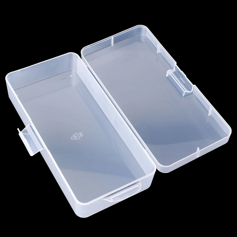 Rectangular Plastic Clear Storage Box Jewelry Parts Container Case 17.9*8.4*4.1CM/14*8.4*3.5CM